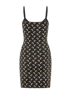 Moon Print Mini Dress