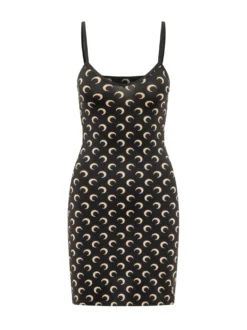 Moon Print Mini Dress