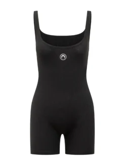 Moon Short Catsuit with Straps