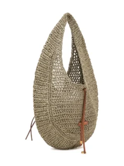 Nefeli Woven Bag with Drawstring