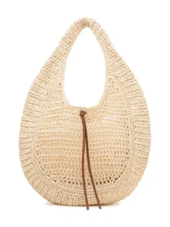 Nefeli Woven Bag with Drawstring
