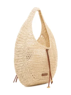 Nefeli Woven Bag with Drawstring