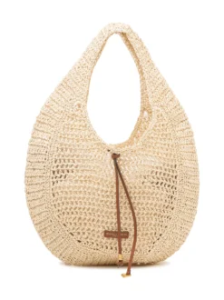 Nefeli Woven Bag with Drawstring