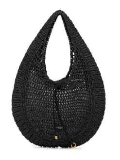 Nefeli Woven Hobo Bag