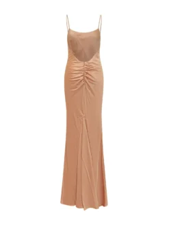 Ninfea Long Dress with Thin Straps