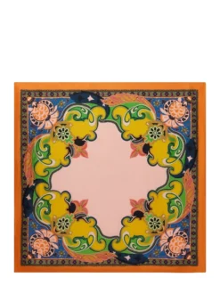 Norma Scarf with Ornamental Print
