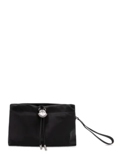 Nylon Drawstring Logo Pouch