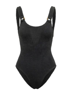 One Piece Swimsuit with Knotted Straps