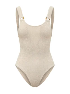 One Piece Swimsuit with Knotted Straps