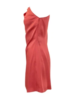 One Shoulder Draped Mini Dress