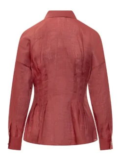Organza Shirt with Dart Detailing