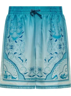 Ornamental Print Shorts