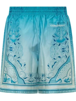 Ornamental Print Shorts