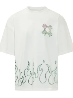 Oversized Quad Flames T-shirt