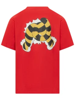 Oversize T-shirt with Tiger Print