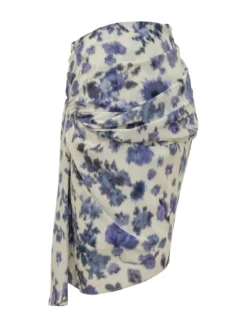 Ovia Draped Mini Skirt