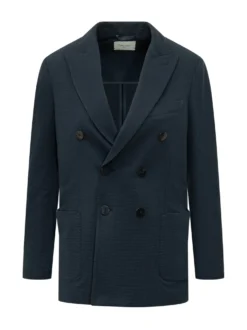 Oxford Double-breasted Blazer