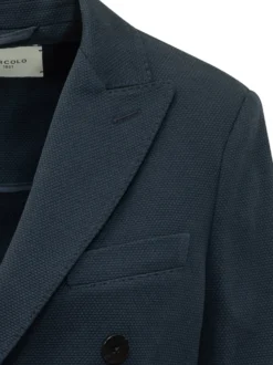 Oxford Double-breasted Blazer