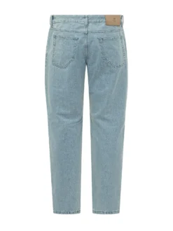 Pantalone Rebel Denim con Tasche e Passanti in Vita