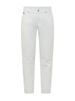 Pantaloni a Cinque Tasche con Strappo