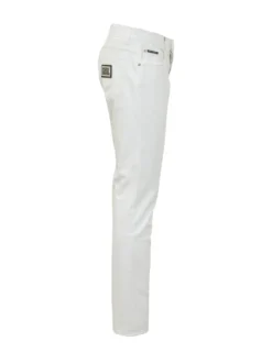 Pantaloni a Cinque Tasche con Strappo
