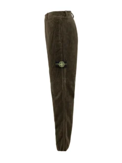 Pantaloni a Coste con Patch