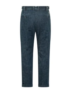 Pantaloni Herny Cropped con Risvolto