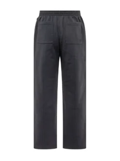 Pants with Elasticated Waist and Flared Leg