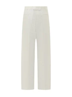 Pants with Pleats and Belt Loops