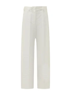 Pants with Pleats and Belt Loops