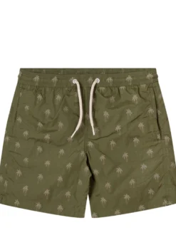 Patmos Palm Print Swim Shorts