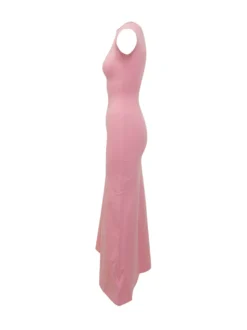Pearl Logo Sleeveless Midi Dress
