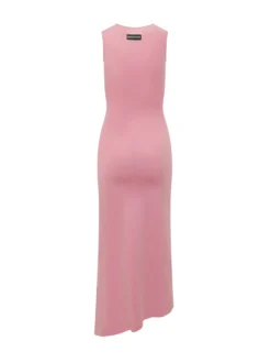 Pearl Logo Sleeveless Midi Dress