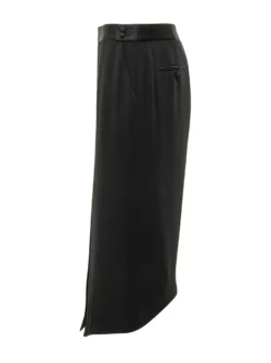 Pencil Skirt with Front Slit
