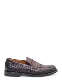 Penny Loafers with Front Strap