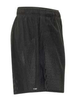 Perforated Shorts with Elastic Waist