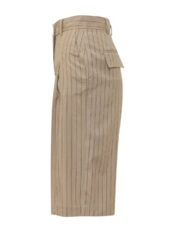 Pinstripe Bermuda Shorts