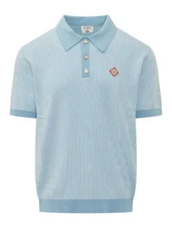 Pinstripe Polo Shirt