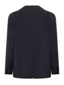 Pinstripe Zip Jacket