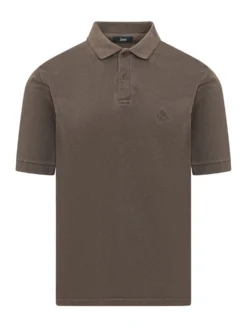 Piquet Polo Shirt with Logo