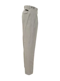 Pleated Lynco Trousers with Double Pleats