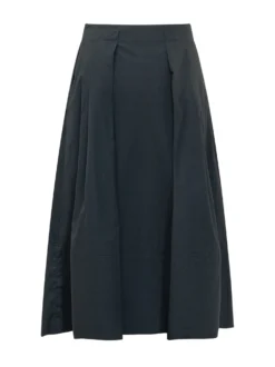 Pleated Midi Skirt