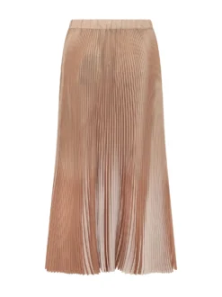Pleated Midi Skirt
