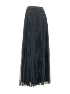 Pleated Midi Skirt