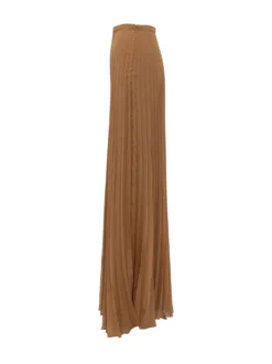 Pleated Wide Leg Trousers