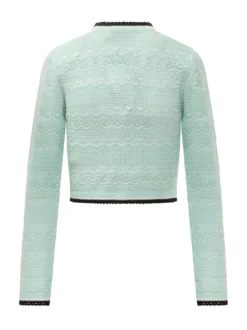 Pointelle Cardigan with Pockets