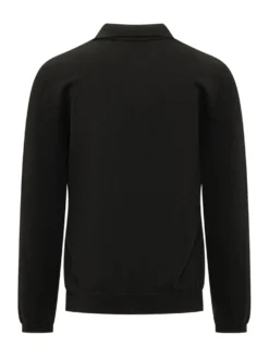 Polo in Maglia Traforata a Righe Verticali