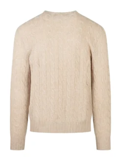 Polo Ralph Lauren Beige Cable Knit Sweater