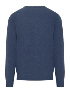 Polo Ralph Lauren Blue Mélange Virgin Wool Sweater