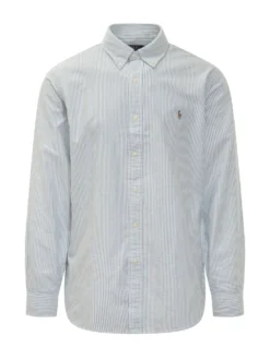 Polo Ralph Lauren Camicia a Righe Azzurre
